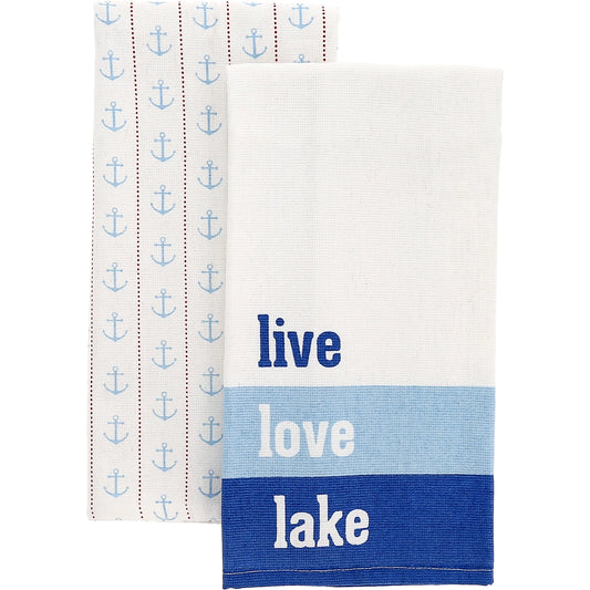 Live Love Lake - Tea Towel Set